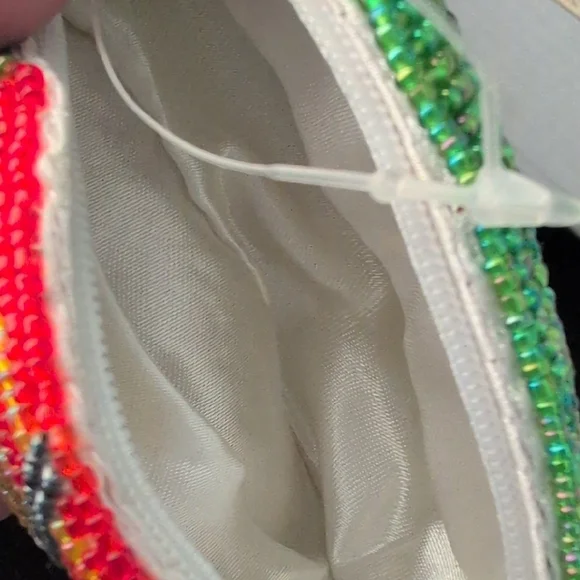 C. Marie Green Beaded Mini Bag — Vintage Car Motif - Picture 3 of 5